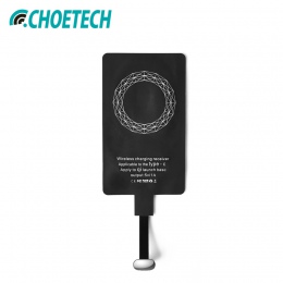 CHOETECH typu C bezprzewodowy odbiornik ładowania USB-C Qi odbiornik bezprzewodowy ładowarka do LG V20/HTC 10 i więcej Qi z obsł