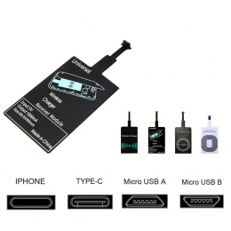 Uniwersalny bezprzewodowy odbiornik ładowania Patch dla iPhone dla Micro USB A/B typu c bezprzewodowa ładowarka otrzymaniu Patch