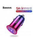 Baseus 30 W szybkie ładowanie 4.0 3.0 samochodowa USB ładowarka do Samsunga Huawei Supercharge SCP QC4.0 QC3.0 szybko PD USB C ł