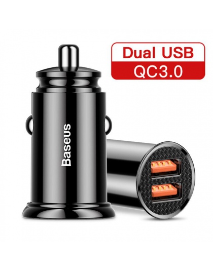 Baseus 30 W szybkie ładowanie 4.0 3.0 samochodowa USB ładowarka do Samsunga Huawei Supercharge SCP QC4.0 QC3.0 szybko PD USB C ł