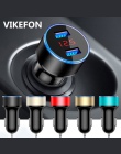 VIKEFON 3.1A ładowarka samochodowa mini USB dla telefonów komórkowych tablet z funkcją telefonu GPS szybka ładowarka samochodowa