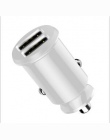 Coolreall ładowarka samochodowa mini USB Adapter 3.1A z cyfrowym wyświetlaczem LED uniwersalny podwójny USB telefon samochodowy-