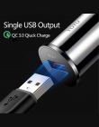 TOTU szybkie ładowanie 3.0 ładowarka samochodowa USB do telefonu iPhone xs Samsung Xiaomi Mini podwójna ładowarka samochodowa US
