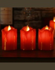 3 sztuk/partia Led świeczka bez ognia z tworzywa sztucznego symulowane płomień LED urodziny świeczki boże narodzenie ślub dekora