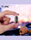 TOPK G203 ładowarka samochodowa mini USB dla iPhone Xiaomi komórkowy tablet z funkcją telefonu 3.1A szybkie ładowanie podwójna ł