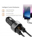Aktualizacji Dual USB ładowarka samochodowa ładowarka do telefonu komórkowego 3.6A wyświetlacz LED samochodów ładowarka USB dla 