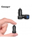 Essager Dual USB ładowarka samochodowa do iPhone Xs Samsung S10 Xiao mi mi 9 8 2.4A szybki samochód adapter do ładowania telefon