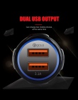 Szybkie ładowanie 3.0 ładowarka samochodowa przenośna 5 V 3.1A szybkie ładowanie GPS Dual USB ładowarka samochodowa do iPhone Sa