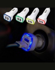 Hot New Arrival LED podwójny Port USB 2.1A szybka ładowarka samochodowa Adapter dla iPhone iPad do Samsung Galaxy