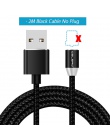 1 M 2 M Micro USB kabel magnetyczny USB typu C przewód do Samsung magnes złącze kabla mobilna ładowarka USB kabel ładowania kabe