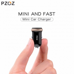 PZOZ ładowarka samochodowa mini USB Dual USB 3.1A ładowania telefonu tablet z funkcją telefonu GPS uniwersalny szybkie ładowanie