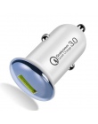 CinkeyPro QC3.0 ładowarka samochodowa do iPhone Samsung szybkie ładowanie ładowarka USB ładowarka samochodowa telefon komórkowy 