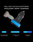 H & A podwójna ładowarka samochodowa USB z wyświetlaczem LED uniwersalny telefon samochodowy-ładowarka do Samsunga S8 S9 iPhone 