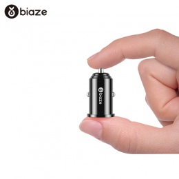 Biaze 3.1A podwójna ładowarka samochodowa USB Mini ładowarki USB uniwersalny inteligentny ładowania Auto ładowarka dla iPhone te