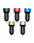 Uniwersalny podwójny USB ładowarka samochodowa Adapter 3.1A z wyświetlaczem LED Auto pojazdu telefon ładowarka samochodowa dla i