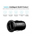 CRDC Dual USB ładowarka samochodowa szybkie/szybkie ładowanie telefon komórkowy ładowarka samochodowa adapter dla iPhone 7 6 s s