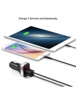 5 V USB ładowarka samochodowa z ekran LED inteligentny ładowarka samochodowa Adapter do ładowania dla iPhone X Samsung Xiaomi te