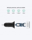 5 V USB ładowarka samochodowa z ekran LED inteligentny ładowarka samochodowa Adapter do ładowania dla iPhone X Samsung Xiaomi te