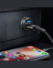 TIEGEM mini ładowarka samochodowa dual USB dla telefonów komórkowych tablet z funkcją telefonu 3.1A uniwersalna szybka ładowarka