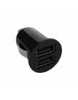 Podwójna ładowarka samochodowa USB Mini ładowarka samochodowa inteligentny telefon adapter do ładowania dla iPhone 6 S 7 8 X Plu