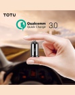 TOTU szybkie ładowanie 3.0 USB ładowarka samochodowa do iPhone Samsung Xiaomi Mini podwójny USB 3.4A szybka ładowarka do telefon