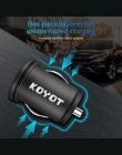 KOYOT ładowarka samochodowa mini ładowarka samochodowa dual USB samochód stylizacji ładowarka USB 2 Port USB szybka ładowarka sa