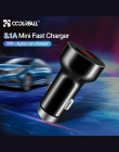 Coolreall 5 V 3.1A cyfrowy wyświetlacz LED Dual USB ładowarka samochodowa do iPhone Samsung Tablet Adapter podróżny szybkie łado