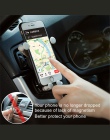 Grawitacja telefon samochodowy uchwyt na uchwyt do otworu wentylacyjnego komórkowy uchwyt do smartfona do telefonu w samochodzie