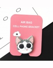 Sprzedaż hurtowa gniazdo uniwersalne kot pazur uchwyt na telefon komórkowy powietrza telefon rozszerzenie stojak na telefon komó