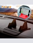 TIQUS uchwyt samochodowy uchwyt na telefon komórkowy stojak GPS miękkiego silikonu antypoślizgowa mata podstawka biurowa uchwyt 