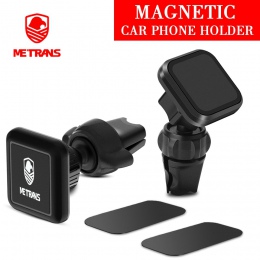 Przedsiębiorstwo Metrans samochodowy magnetyczny uchwyt na telefon dla iPhone 360 stopni obrotu odpowietrznik uchwyt samochodowy