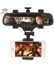 XMXCZKJ telefon samochodowy uchwyt samochodowy na lusterko wsteczne uchwyt na telefon 360 stopni dla iPhone Samsung GPS stojak n