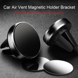 Samochodowy magnetyczny uchwyt na telefon telefon uchwyt ścienny biurko Air Vent magnes metalowy naklejki stojak przenośny uchwy