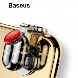 Baseus 1 para L1 R1 wyzwalacz gier telefon komórkowy gry Shooter kontroler uchwyt przycisku ognia dla PUBG/zasady przeżycia/noże