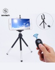 Bluetooth elastyczny uniwersalny przenośny aluminiowy uchwyt na telefon klip Selfie stojak trójnóg do smartfona do aparatu DSLR 