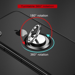 Metalowy pierścień telefonu stojak z uchwytem na telefon na magnetyczny uchwyt samochodowy do montażu na uniwersalne akcesoria