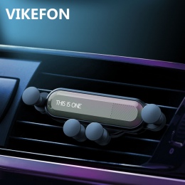 VIKEFON Gravity uchwyt samochodowy uchwyt na telefon do iPhone X Samsung uniwersalny do nawiewu wspornik obsady Smartphone telef