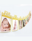 1st urodziny zdjęcie rama 1-12 miesięcy dziecka ramka na zdjęcia prysznic Baby ramka na fotografię dla dzieci prezent urodzinowy