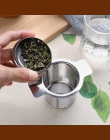 Pokrywy do herbaty i filtry do kawy drobnych oczkach sitko do herbaty wielokrotnego użytku ze stali nierdzewnej zaparzaczem herb