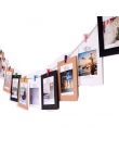10 sztuk 5 Cal DIY nowoczesne połączenie ścienna ramka na zdjęcia wiszące na ścianie zdjęcia album na zdjęcia papier dekoracyjny
