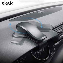 SKSK zaktualizowane przeciwpoślizgowe 360 obrót deska rozdzielcza samochodu uchwyt na iPhone'a 7 8 8 Plus X Samsung GPS HUD Desi