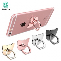 SIANCS 360 stopni kot ucho palec pierścień uchwyt na telefon komórkowy stojak na smartphone wspornik obsady dla IPhone IPad smar