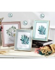 5 rozmiary prostokąt zdjęcia ramki żywicy biurko wystrój stołu ramka na zdjęcia z przezroczyste szkło organiczne ślub rodzina ra