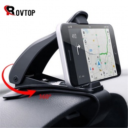 Rovtop uchwyt na telefon samochodowy uchwyt na uchwyt stojak na telefon komórkowy w samochodzie GPS wyświetlacz deski rozdzielcz