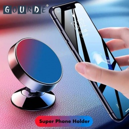 Gourde uchwyt na telefon samochodowy magnetyczny uchwyt na telefon stojak na iPhone'a X 8 7 Samsung S9 GPS uniwersalny telefon k