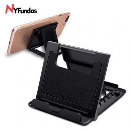 NYFundas składany regulowany uchwyt na telefon komórkowy stojak tablet pulpit do iphone XS MAX XR X 10 8 7 6 6 S Plus 5 5S ipad 