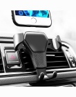 Reakcja na grawitację telefon komórkowy do samochodu holder klip typu air vent GPS uchwyt samochodowy na telefon dla iPhone 8 7 