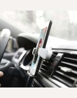 Reakcja na grawitację telefon komórkowy do samochodu holder klip typu air vent GPS uchwyt samochodowy na telefon dla iPhone 8 7 