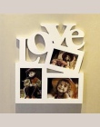 Moda piękne słodkie drewniane miłość Hollow zdjęcia ramki na zdjęcia rodziny dekoracyjne ramki na zdjęcia dziewczyną Bithday rom