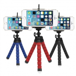 Uchwyt na telefon elastyczny statyw trójnożny uchwyt Selfie powiększenie uchwyt na stojak Monopod akcesoria do kamery telefonu k
